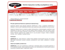 Tablet Screenshot of genericon.cz
