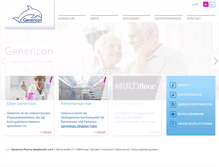 Tablet Screenshot of genericon.com